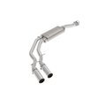 Afe Stainless Steel, With Muffler, 3 Inch to 2.5 Inch Pipe Diameter, Single Exhaust With Dual Exit 49-43128-P